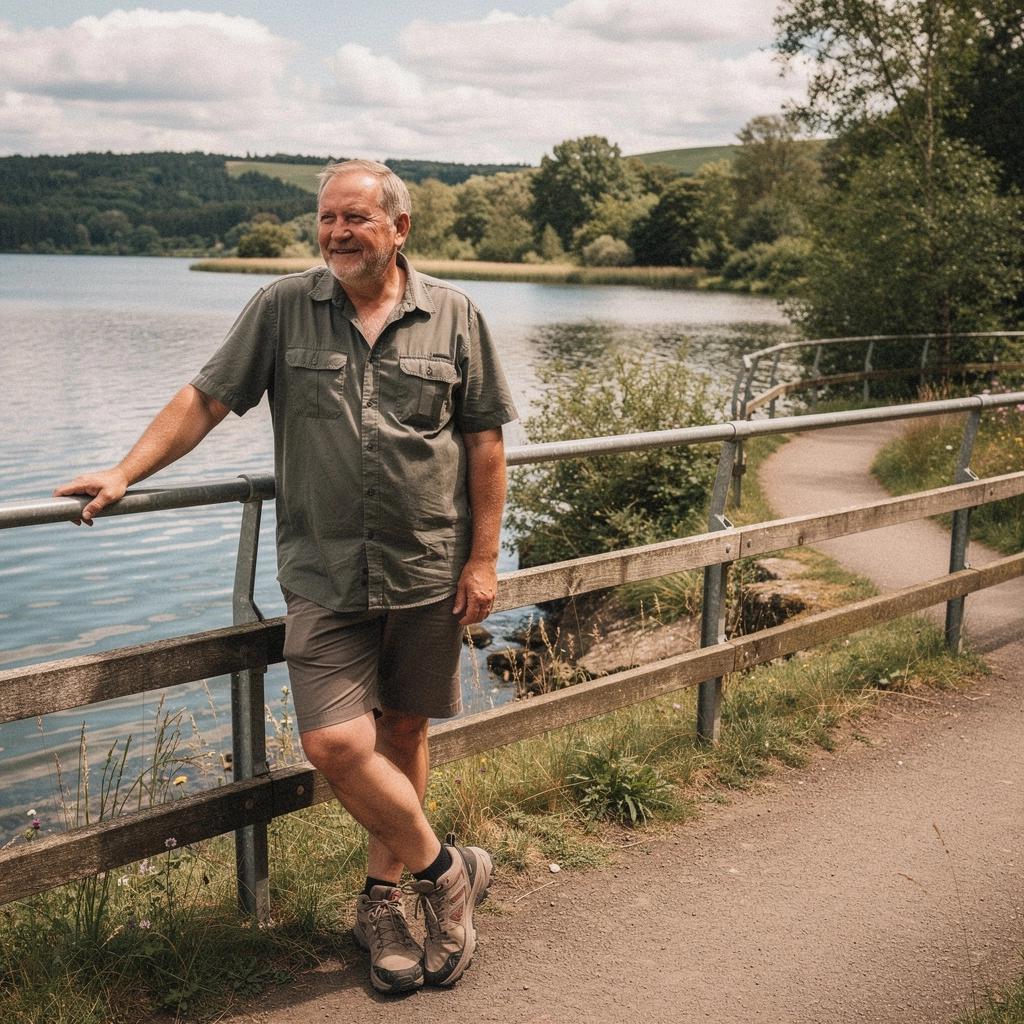 Widok na grupę turystów z aparatem fotograficznym, uwieczniających lokalne atrakcje.