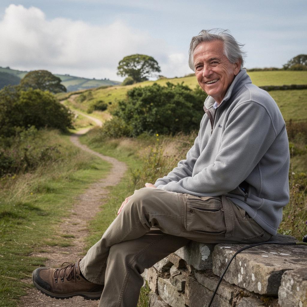 Lokalny przewodnik omawiający historię okolicy z zainteresowanymi turystami.